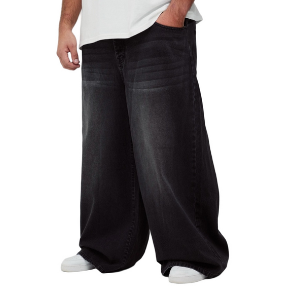 Boohoo Other - Boohoo Men's Black Relaxed Jeans